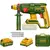 Taladro rotopercutor inalámbrico Brushless 1100 rpm con batería Li-Ion 3Ah cargador - Vol - comprar online