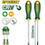 Kit de destornilladores - 2 piezas - Acero CR-V - Plano SL6.5 x 300mm Phillips PH2 x 300m - comprar online