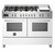 Fogão Bertazzoni Á Gás Professional 6 Queimadores 120cm 2 Fornos Elétricos Com Grill De Mesa Branco PRO126G2EBIT