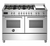 Fogão Bertazzoni Á Gás Professional 6 Queimadores 120cm 2 Fornos Elétricos Com Grill De Mesa Inox PRO126G2EXT