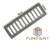 Grelha linear alumínio 10x30 - comprar online