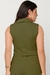 Colete Feminino Gola Blazer Linho - comprar online