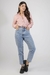 Blusa Feminina Manga Longa Martingale Viscose Sarjada - Alfredo Augusto