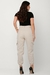 Calça Feminina Cargo Jogger com Cinto Linho - loja online