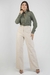 Camisa Feminina Manga Longa Gola Keyhole Viscose Sarjada - Alfredo Augusto
