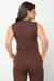 Colete Feminino com Lapelas Frontais Alfaiataria - comprar online