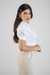 Camisa Feminina Manga Curta Bufante Tradicional Tricoline - comprar online