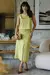 Conjunto de Saia Cargo Midi com Blusa Regata Canoa Alfaiataria - loja online