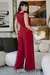Macacão Feminino Decote Canoa Wide Leg Alfaiataria - Alfredo Augusto