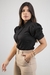 Camisa Feminina Manga Curta Bufante Tradicional Tricoline - loja online
