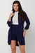 Camisa Feminina Chemise Manga Longa Martingale Viscolinho