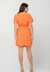 Imagem do Vestido Curto Canoa com Cinto Faixa Viscose Sarjada
