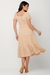 Imagem do Vestido Midi Manga Bufante com Cinto Faixa Crepe Duna