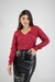 Blusa Feminina Manga Longa Decote V Viscose na internet