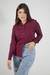 Camisa Feminina Manga Longa Tradicional Viscose Sarjada