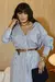 Camisa Feminina Manga Longa Oversized Tricoline