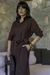 Vestido Chemise Midi Manga 3/4 Alfaiataria - comprar online