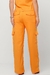 Calça Feminina Cargo Wide Leg Linho - comprar online