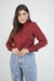 Camisa Feminina Manga Longa Tradicional Viscose Sarjada