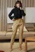 Calça Feminina Cenoura Tradicional Alfaiataria