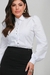 Camisa Feminina Manga Longa Bufante Especial Tricoline - comprar online
