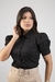 Camisa Feminina Manga Curta Bufante Tradicional Tricoline - comprar online