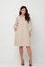 Vestido Chemise Curto Laço Viscose Sarjada - Alfredo Augusto