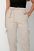 Calça Feminina Cargo Jogger com Cinto Linho na internet