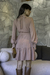 Vestido Curto Manga Longa Punho Franzido Crepe Unique - loja online