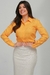 Camisa Feminina Manga Longa Tradicional Linho