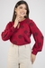 Imagem do Blusa Feminina Manga Longa Punho Franzido Viscolinho