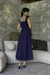 Vestido Vestido Midi Decote Quadrado Godê Alfaiataria - loja online