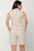 Colete Feminino Gola Blazer Linho na internet