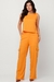 Calça Feminina Cargo Wide Leg Linho - Alfredo Augusto