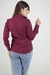Camisa Feminina Manga Longa Tradicional Viscose Sarjada na internet