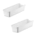 Kit 2 Organizadores Gaveta 379 Branco