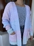 Cardigan mousse colorido na internet
