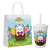 5 Kits Com Sacola Kraft E Copo Páscoa O