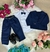 Conjunto Meninos Kanga Social Bruno Azul Marinho Terno (CONJMENTERNAZUL) - comprar online