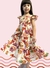 Vestido infantil Crepinho Frutas Colorido Luxo (2048LT) - comprar online