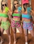 Conjunto Feminino Short Top Moda Praia Banho (PAULA)