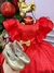 Vestido Banana Club Vermelho Laço Dourado Natal (VESTBNNCLBVRMLCDOUNTL) - loja online