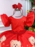 Imagem do Vestido Banana Club Vermelho Ursinho Flores Natal (VESTBNNCLBVRMLURSFLRNTL)