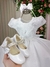 Vestido Belle Fille Deise Branco (VESTBFLEDISEBRNCO) - Mundo da Bina | Mãe e Filhos