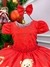 Vestido Mimadine Ursinho Menininha Vermelho Natal (VESTMMDNURSMNNVRMNT) - Mundo da Bina | Mãe e Filhos