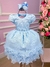 Vestido Vila Lele Alana Azul Bebe (VESTVLEAZLBB) na internet