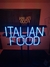 ITALIAN FOOD con base, doble imagen. ( ALQUILER )