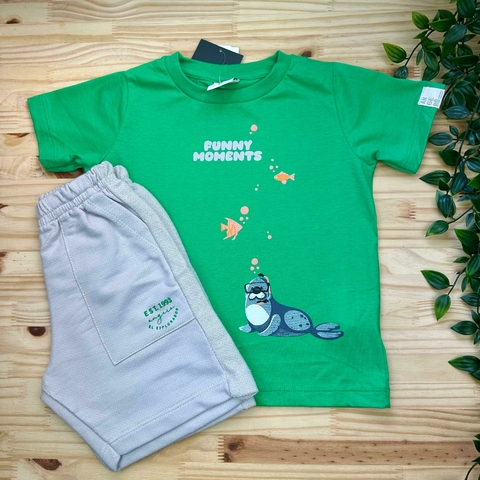 Conjunto Brincadeira Marinha - comprar online