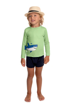 Conjunto Praia UV 50+ Tubarão - comprar online