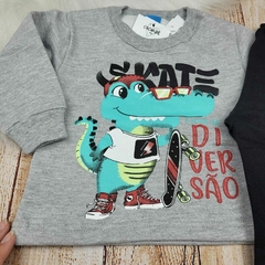 Conjunto Jacaré Skatista Moletom na internet